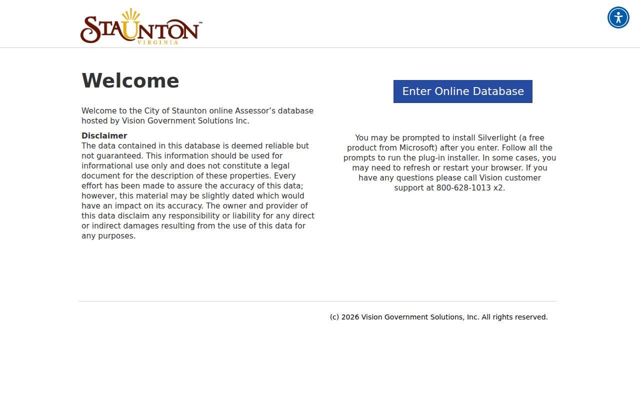 Staunton residents directory assessor property search