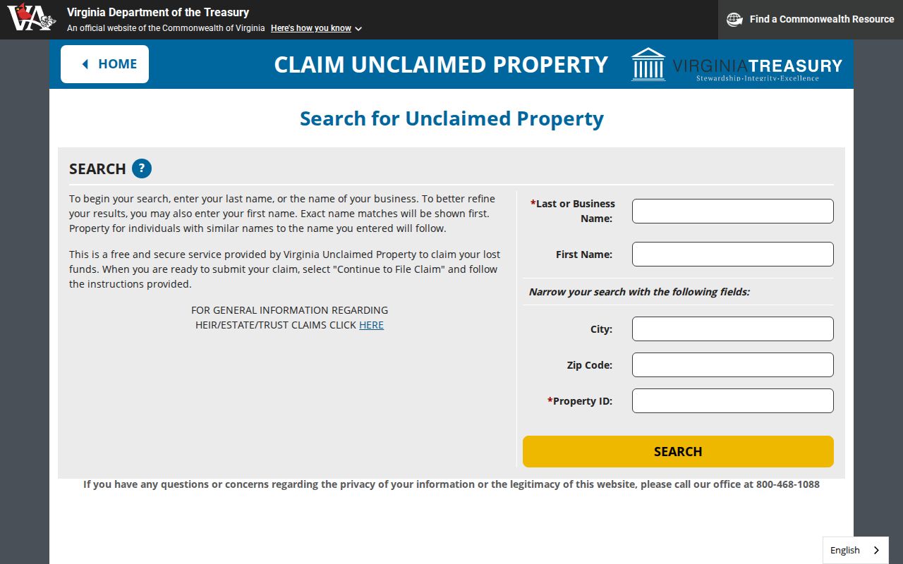 Staunton residents directory unclaimed property search