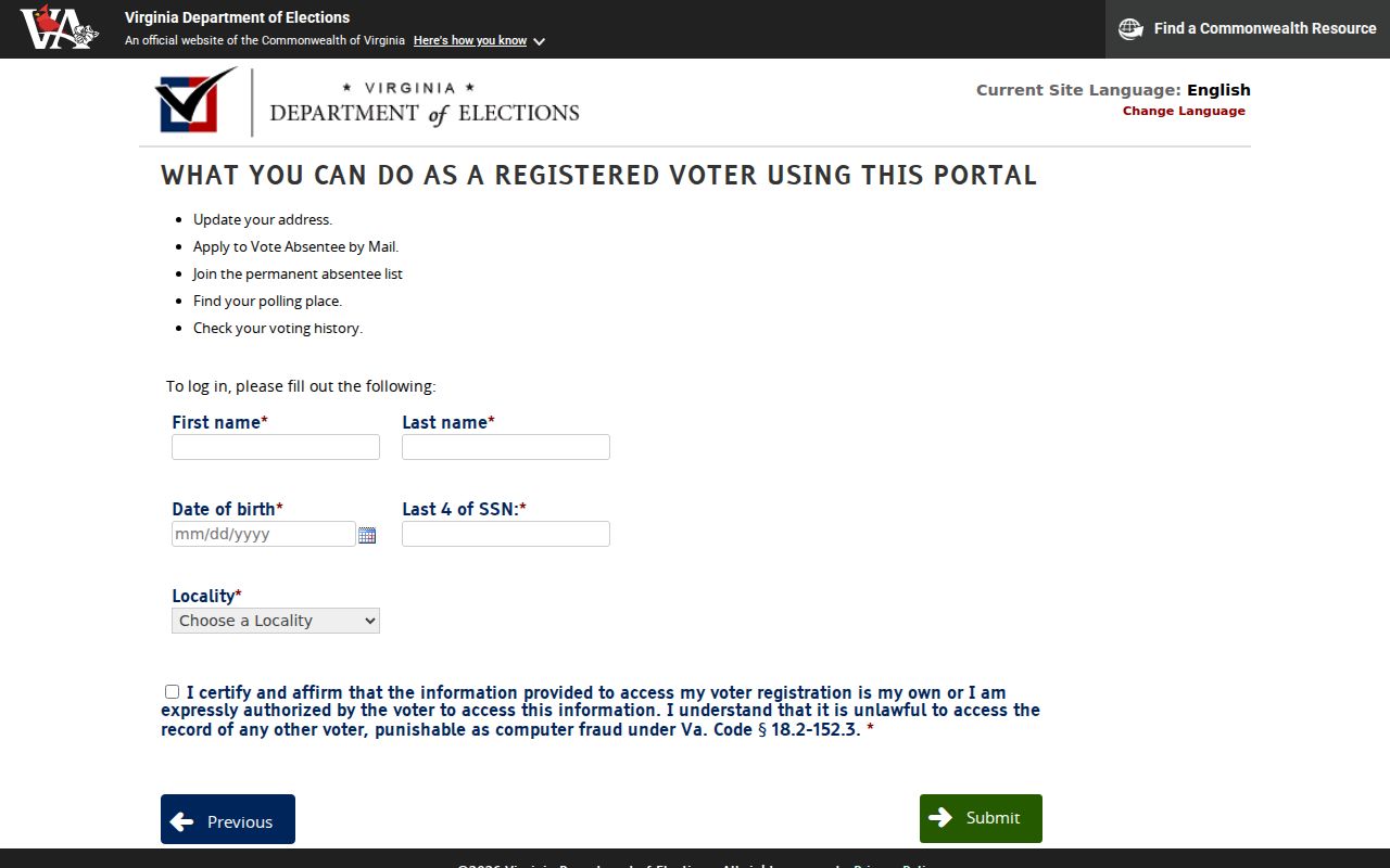 Staunton residents directory voter status lookup